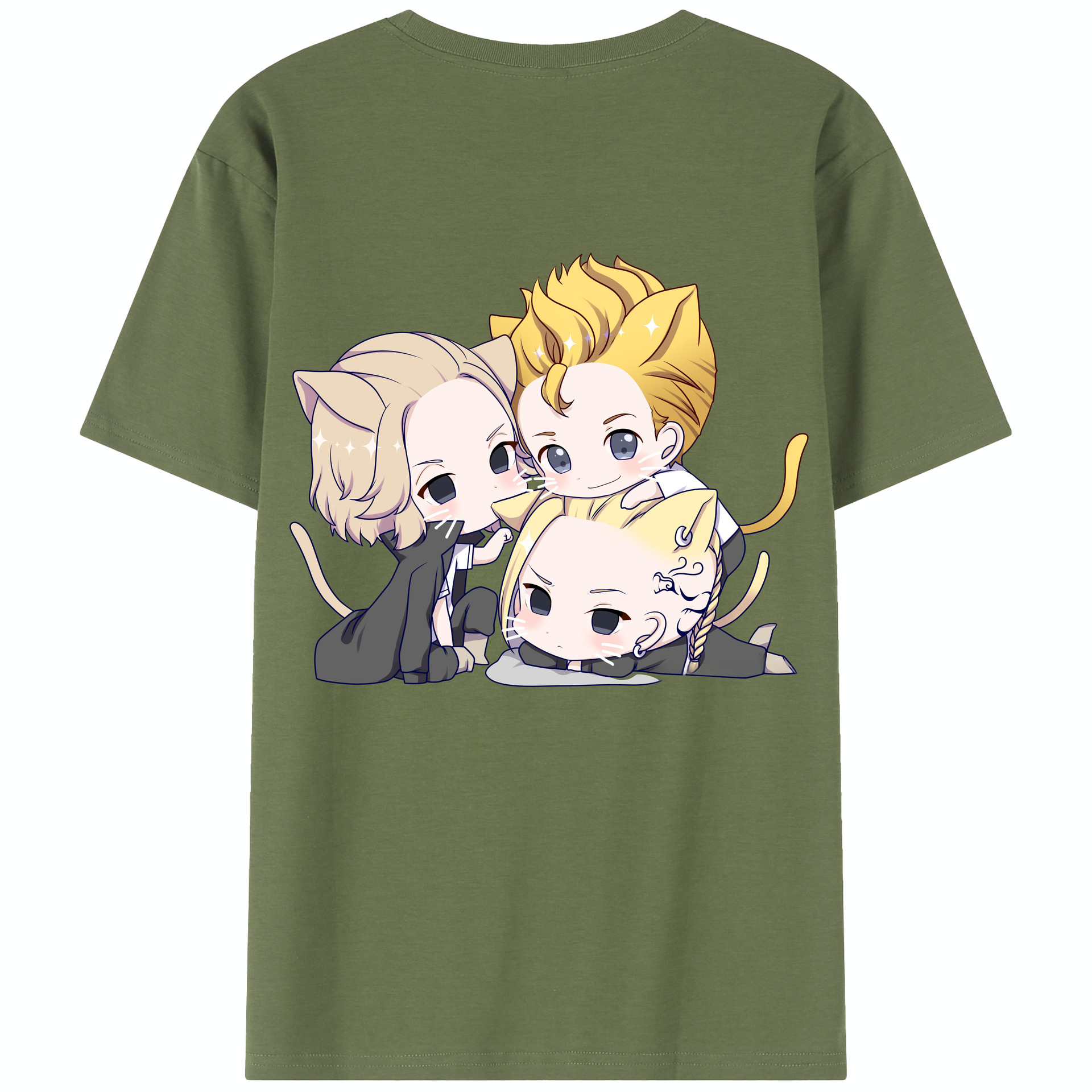 （画像用） 東京リベンジャーズ Tokyo Revengers 綿100％半袖Tシャツ（背面プリント）